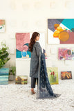 3pcs Stitched Printed Chamki Lawn KF-1220