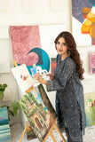 3pcs Stitched Printed Chamki Lawn KF-1220