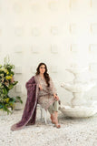 3pcs Stitched Printed Chamki Lawn KF-1207