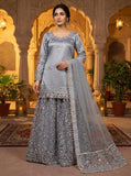 3 Pcs Fance Lehenga Dress KF-1051