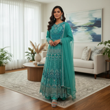 Women Fency Party Wear Dress KF-7475
