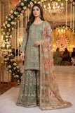3 Pcs Fancy Gharara Dress KF-946