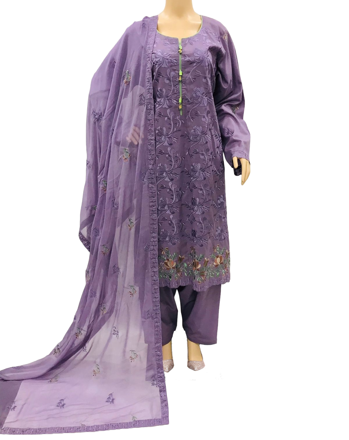 3 Pcs Lawn Embroidered Suit for Women - KF532