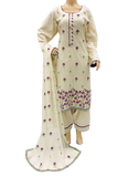 3 Pcs Lawn Embroidered Suit for Women - KF531