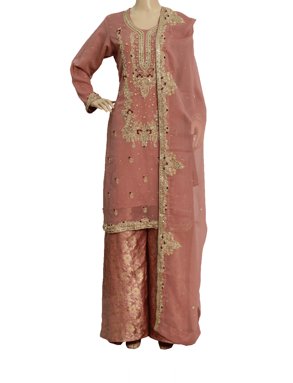 Bridal Fancy chiffon Suit For Women KF-8011