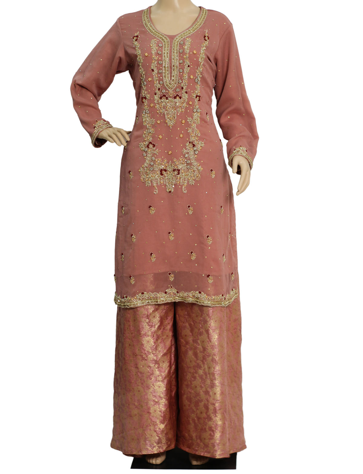 Bridal Fancy chiffon Suit For Women KF-8011