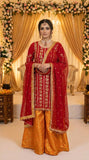 3 Pcs Fancy Plazo Dress KF-971