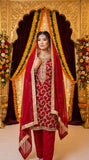 4 Pcs Fancy Gharara Dress KF-978