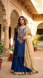 3 Pcs Fancy Plazo Dress KF-1002