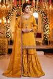 3 Pcs Fancy Gharara Dress KF-1008