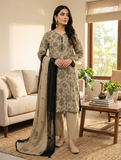 3 PCS Fancy Lawn Suit for Women FL-501