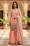 3 Pcs Fancy Plazo Dress KF-1028