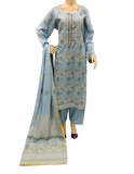 3 Pcs Lawn Embroidered Suit for Women - KF535