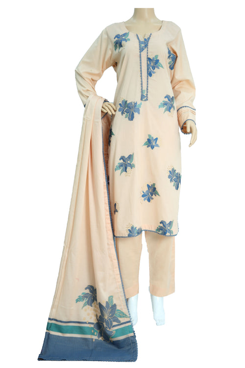 3 Pcs Lawn Jacquard Fabric KF-1335