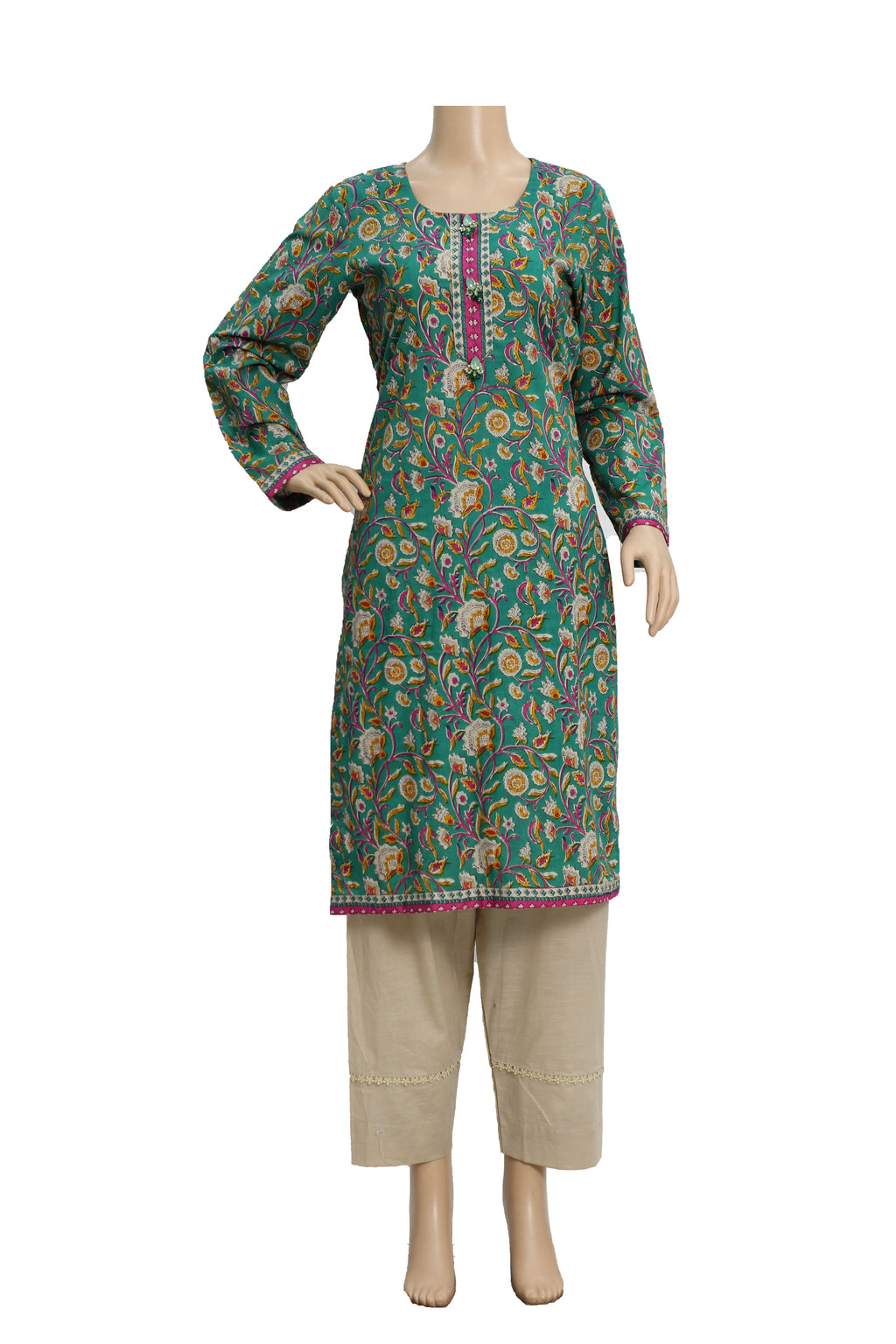 3 Pcs Lawn Printed Dress KF-1318