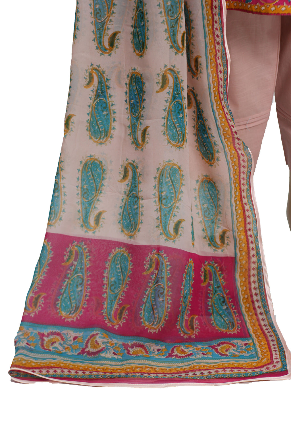 3 Pcs Lawn Printed Dress KF-1315
