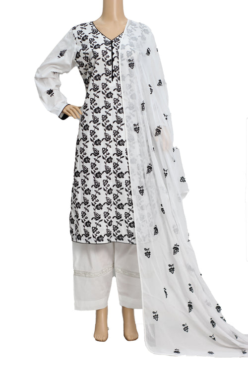 3 Pcs Lawn Cotton Dress KF-1327