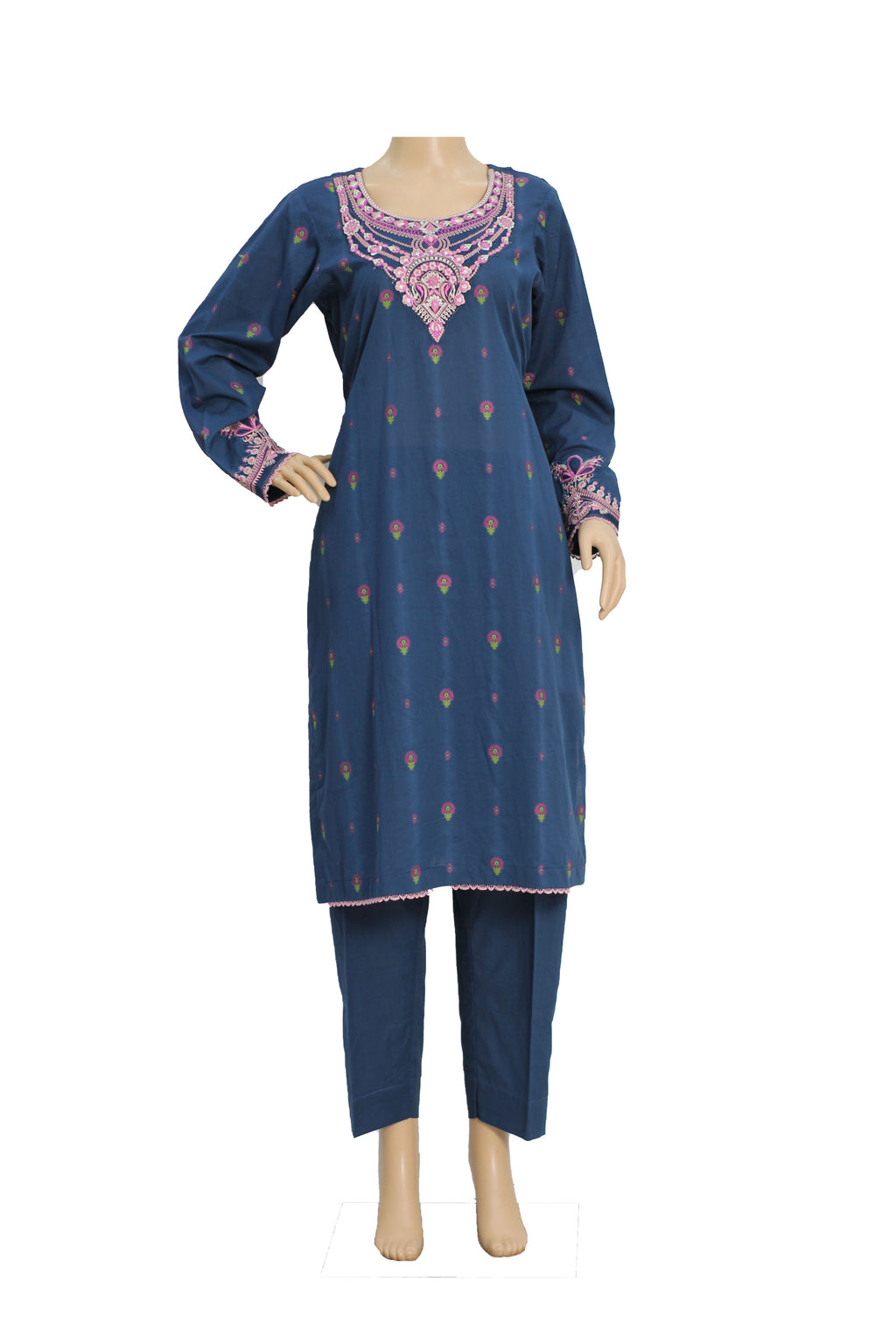 3 pcs Lawn Jacquard Dress KF-1341