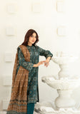 3pcs Stitched Printed Chamki Lawn KF-1236