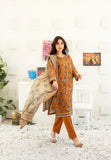 3pcs Stitched Printed Chamki Lawn KF-1232