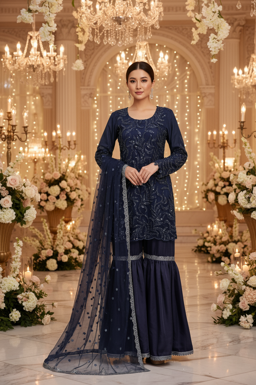Fancy Gharara Party Wear KF-820
