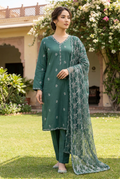 3 Pcs Lawn Embroidered Dress KF-1302
