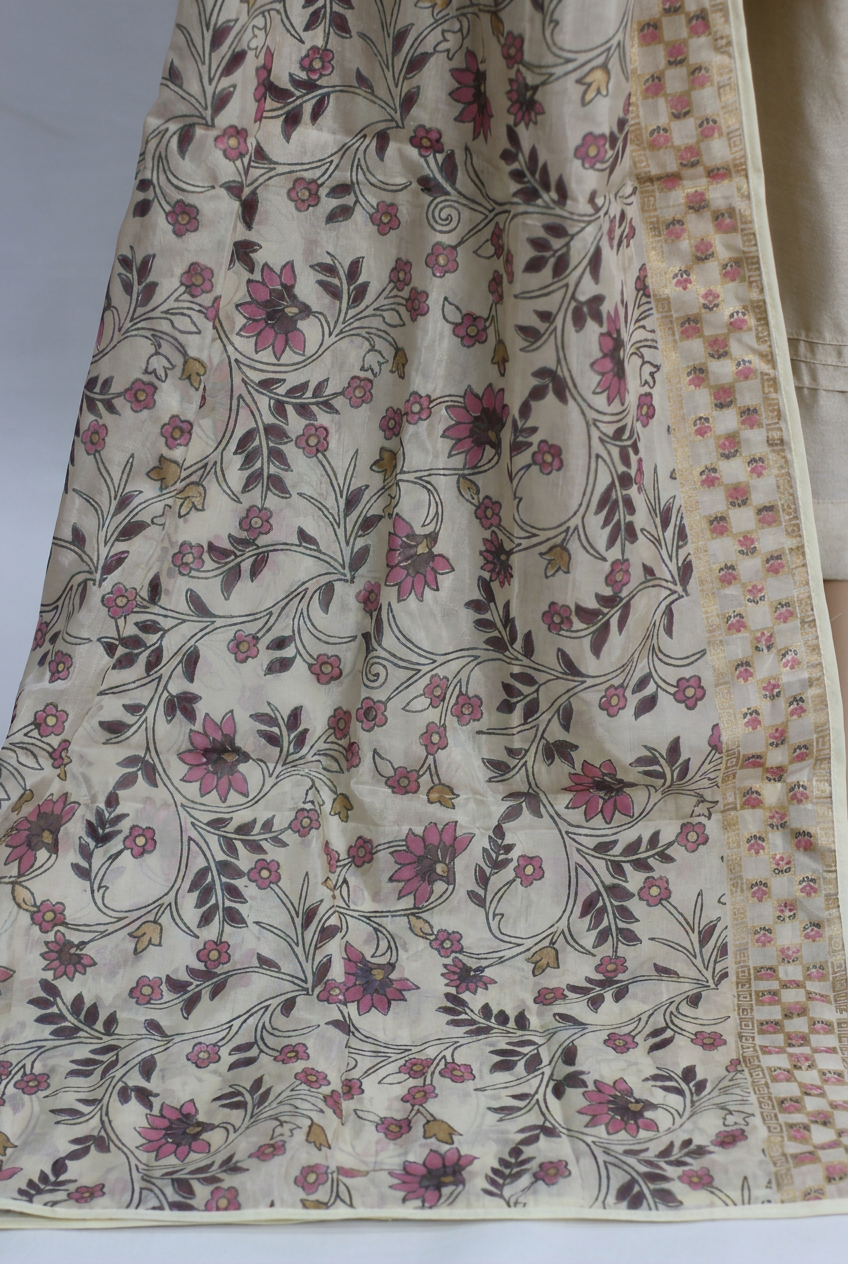 3 Pcs Cotton Silk Dress KF-1305