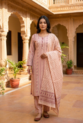 3 Pcs Wash & Wear Lawn Dress KF-1321
