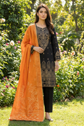 3 pcs Lawn Jacquard Dress KF-1337