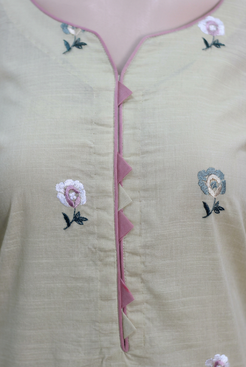 3 Pcs Self Lawn Embroidered Dress KF-1313