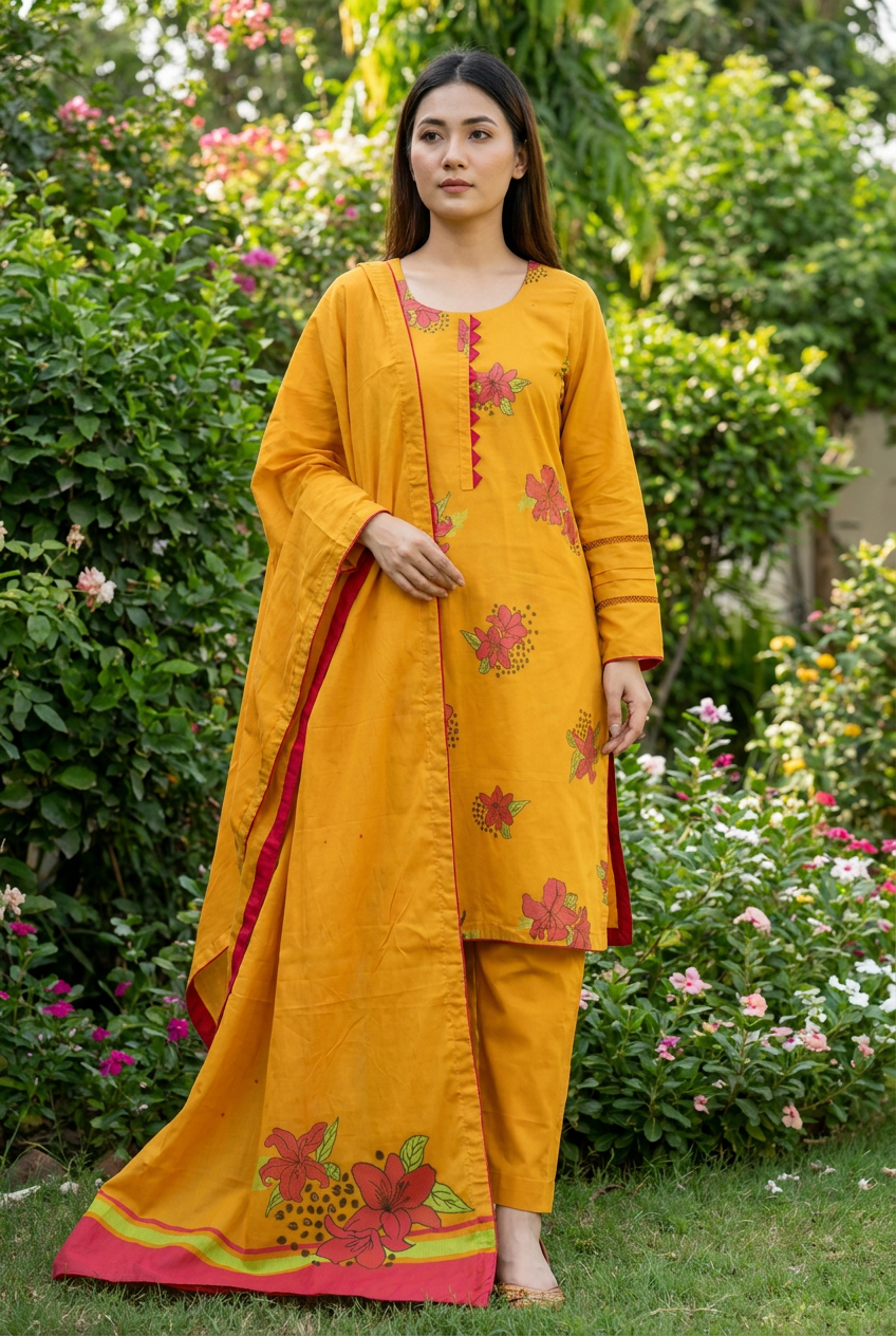 3 Pcs Jacquard Dress KF-1333