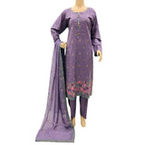 3 Pcs Lawn Embroidered Suit for Women - KF545