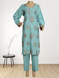 3 Piece Cotton Kameez Trouser Light Green