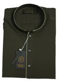 Men's Dark Olive Plain Shalwar Kameez K0111
