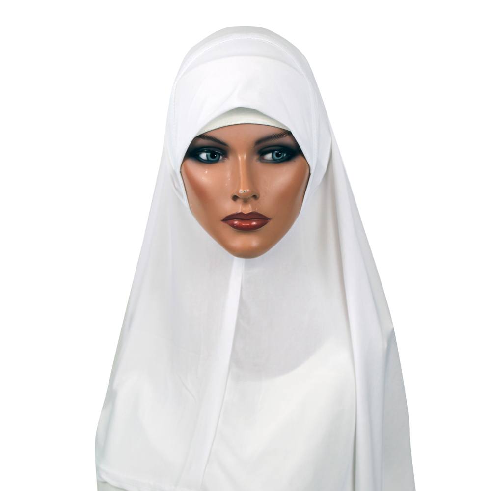 White Jersey Khimar, Khimar-001