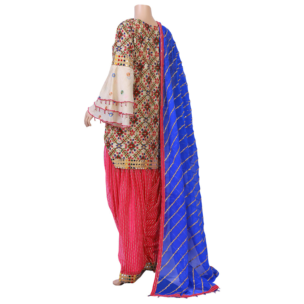Dhoti Shalwar Party Dress Kf KF-007