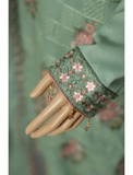 3 Piece Cotton Kameez Trouser Green